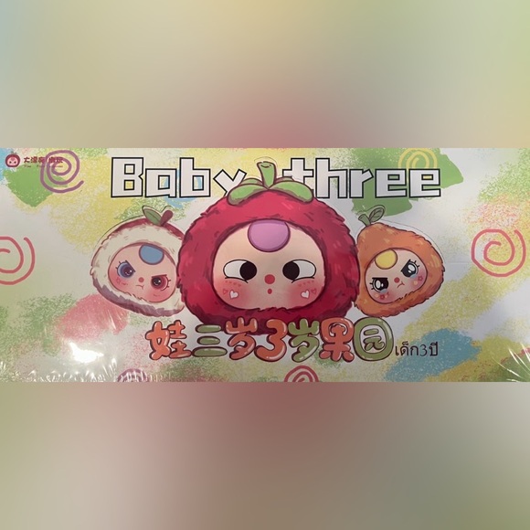 Baby Three Fruit Orchard Plush Series Blind Boxes [Sealed Case]
